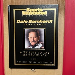 Dale Earnhardt collection: Book, Sports illustrated, and AJC 02.2001